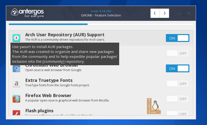Δυνατότητα επιλογής άλλων πηγών λογισμικού