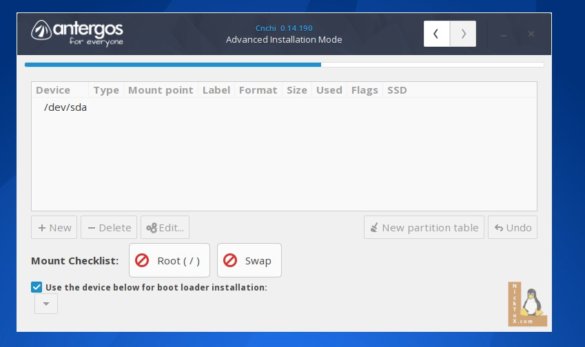 Χειροκίνητη διαμέριση δίσκου