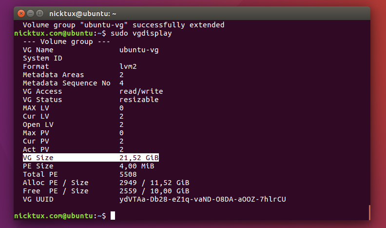 Το γκρουπ έχει ήδη επεκταθεί κατά 10GB