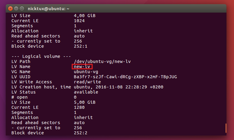Ο νέος λογικός τόμος new-lv είναι διαθέσιμος